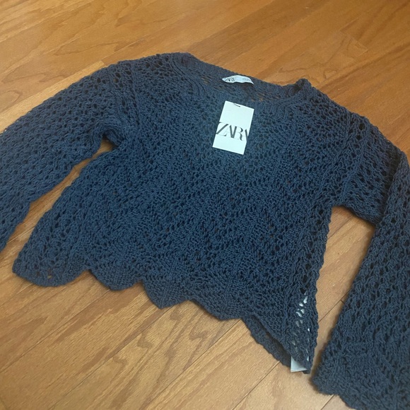 Zara open knit top - Picture 2 of 3